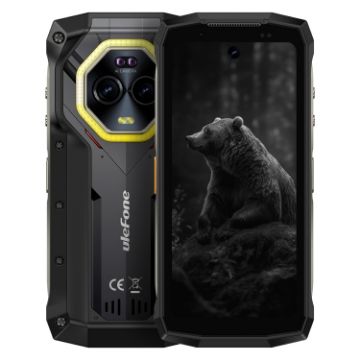 Ulefone Armor Mini 20 Rugged Phone, 8GB+256GB, Night Vision, 4G, Black - 1