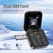SERVO i16 Pro Mini Flip Phone, 1.77", Dual SIM, Bluetooth, FM, GSM, Black - 2