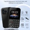 V9 Card Mobile Phone, 2.01", MTK6261D, Bluetooth, FM, Torch, GSM, Dual SIM, Gold - 2