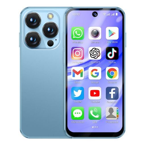 SOYES XS19 Pro 6GB+128GB 3.8" Android 12 4G Dual SIM Smartphone Blue - 1