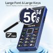 UNIWA V2000 Elder Phone, 2.4" Unisoc T107, 1700mAh, 4G, SOS, US Plug, Red - 9