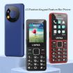 UNIWA V2000 Elder Phone, 2.4" Unisoc T107, 1700mAh, 4G, SOS, UK Plug, Red - 2