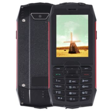 Rugtel R3C Rugged Phone - IP68 Waterproof, 2.8", 2000mAh, Dual SIM, Red - 1