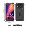 UNIWA M512 Rugged Phone, 4GB+64GB, IP65, 4100mAh, 5.7" Android 12, 4G, NFC - 3