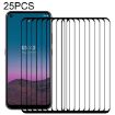 Nokia 5.4 Full Glue Tempered Glass Film - 25 PCS Full Screen Protector - 1