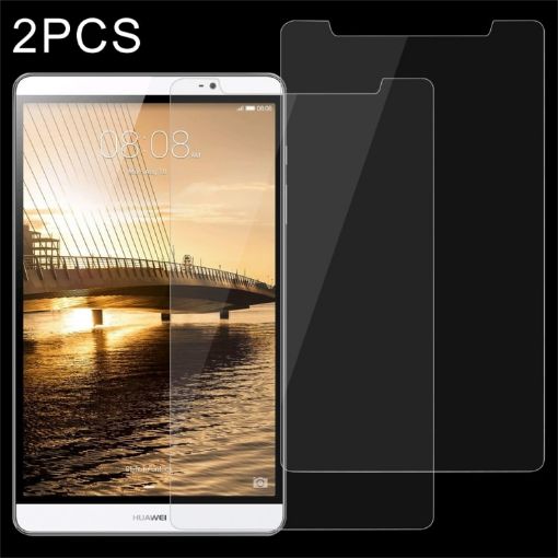 2 PCS 9" Universal Tempered Glass Screen Protector 0.4mm 9H Hardness - 1