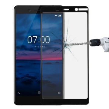 Nokia 7 Tempered Glass Film 0.3mm 9H 2.5D Explosion-proof Black - 1