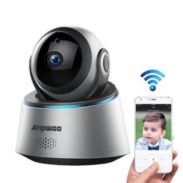 Anpwoo Astronaut 1080P HD WiFi IP Camera with Motion Detection/Night Vision - 1