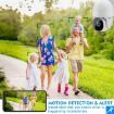 Tuya QX45 1080P HD IP65 Waterproof Wireless Camera, Motion Detection, AU Plug - 5