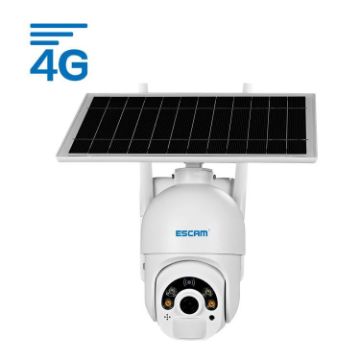 ESCAM QF450 1080P 4G Solar IP Camera, 32G, Two-way Audio, PIR, Night Vision - 1