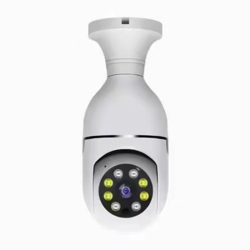 GA-C11 1080P 2MP Bulb Camera with Two-way Voice Intercom (White) - 1