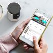 CAMSOY X1 Indoor 1080P WiFi Camera with Two Way Talk, Pan & Tilt (White) - 9