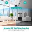 QX33 1080P 360 PTZ WIFI Camera, Night Vision, 2-Way Audio, 64GB TF, AU Plug - 9