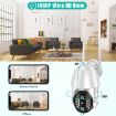 QX33 1080P 360 PTZ WIFI Camera, Night Vision, 2-Way Audio, Motion Alarm - 5