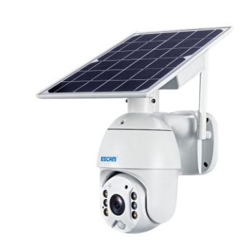 ESCAM QF480 1080P IP66 4G Solar PT Camera, Night Vision, Motion Detect - 1