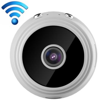 A9+ 1080P WiFi Wireless Camera with Night Vision & Motion Detection, White - 1