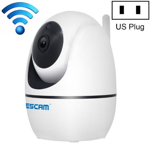 ESCAM PVR008 1080P WiFi IP Camera, Motion Detection, Night Vision, US Plug - 1