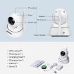 Anpwoo-YT002W 100W 720P Smart WIFI Camera, Night Vision, TF Card Support - 4