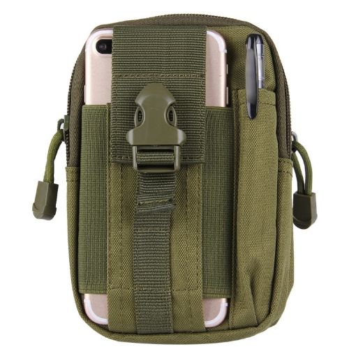 Multifunctional Outdoor Waist Bag: Phone, Camera Case & Card Pocket - 1