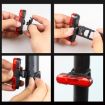 USB Rechargeable Bicycle LED Taillight - Red Light Tail Lamp - 9