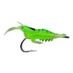 10 PCS 4cm Green Soft Shrimp Bait Lures with Hook for Fishing - 2