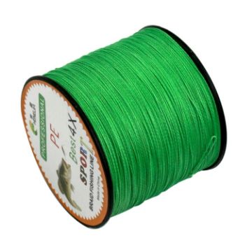 HENGJIA 80LB 500m Green 4-Strand Braid PE Fishing & Kite Line - 1