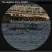 Mini Pocket Telescope 2.5x17.5mm with Finger Buckle - Gold Finish - 7