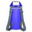 10L Dark Blue Outdoor Waterproof Dual Shoulder Strap Dry Bag Sack - 1
