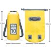 10L Dark Blue Outdoor Waterproof Dual Shoulder Strap Dry Bag Sack - 3