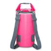 20L Pink Outdoor Waterproof Dual Shoulder Strap Dry Bag Sack - 1
