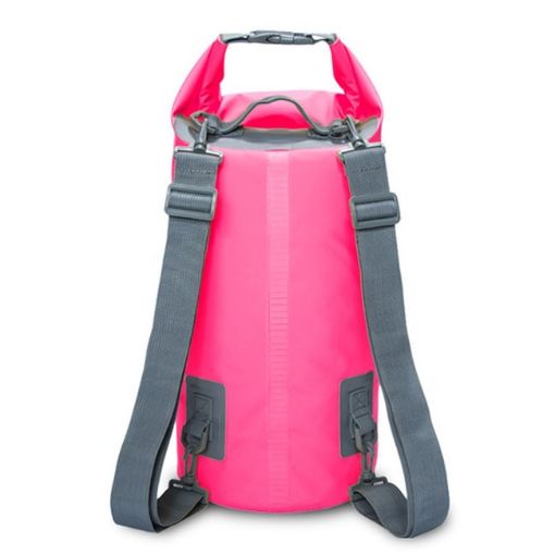 30L Pink Outdoor Waterproof Dual Shoulder Strap Dry Bag Sack - 1