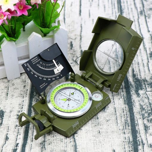 GoldGood K4074 Military Travel Geology Compass with Luminous Display - 1
