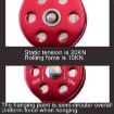 XINDA XD-8610 Red Fixed Pulley for Climbing & Rappelling Equipment - 3