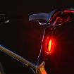 AQY-096 IPX4 USB Rechargeable Dual Color LED Bike Taillight (Blue/Red) - 8