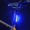 AQY-096 IPX4 USB Rechargeable Dual Color LED Bike Taillight (Blue/Red) - 9