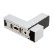 Glossy Zinc Alloy Fixed Clip for 3-24mm Glass/Wood Layer Board - 3