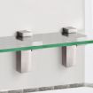 Glossy Zinc Alloy Fixed Clip for 3-24mm Glass/Wood Layer Board - 6