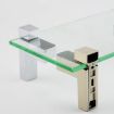 Glossy Zinc Alloy Fixed Clip for 3-24mm Glass/Wood Layer Board - 7