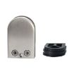Concave Matte Polished 304 Stainless Steel Glass/Wood Clamp Bracket - 2