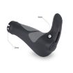 DEEMOUNT BGP110 Mountain Bike Rubber Handlebar Cover, Horn Version - 4