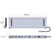 11-in-1 USB-C Docking Station: 4K HDMI, VGA, SD/TF, Ethernet, USB 3.0 - 7