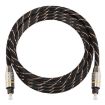 2m Gold Plated Toslink Male to Male Digital Optical Audio Cable OD6.0mm - 3
