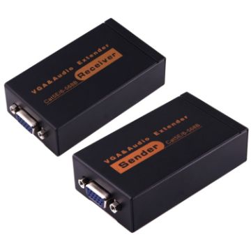VGA & Audio Extender 1920x1440 HD 100m Cat5e/6 Adapter AU Plug - 1