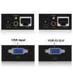 VGA & Audio Extender 1920x1440 HD 100m Cat5e/6 Adapter AU Plug - 4