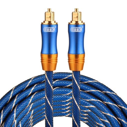 EMK LSYJ-A 5m OD6.0mm Gold Plated Toslink Optical Audio Cable - 1
