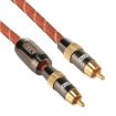 EMK TZ/A 2m Gold Plated RCA to RCA Digital Coaxial Cable OD8.0mm - 2