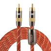 EMK TZ/A 3m Gold Plated RCA to RCA Digital Coaxial Cable OD8.0mm - 1