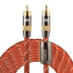 EMK TZ/A 5m Gold Plated RCA to RCA Digital Coaxial Cable OD8.0mm - 1
