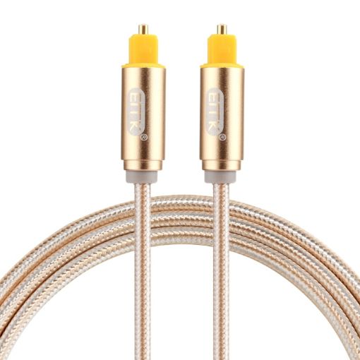 EMK 1m Gold Plated Toslink Male to Male Optical Audio Cable OD4.0mm - 1