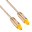 EMK 1m Gold Plated Toslink Male to Male Optical Audio Cable OD4.0mm - 2